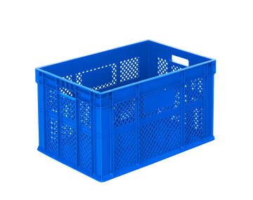HP-3402 delikli plastik kasa  400 x 600 x 340 mm   altı kapalı kasa