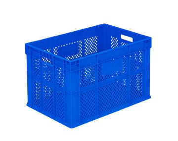 HP-3602 delikli plastik kasa  400 x 600 x 360 mm  altı kapalı kasa