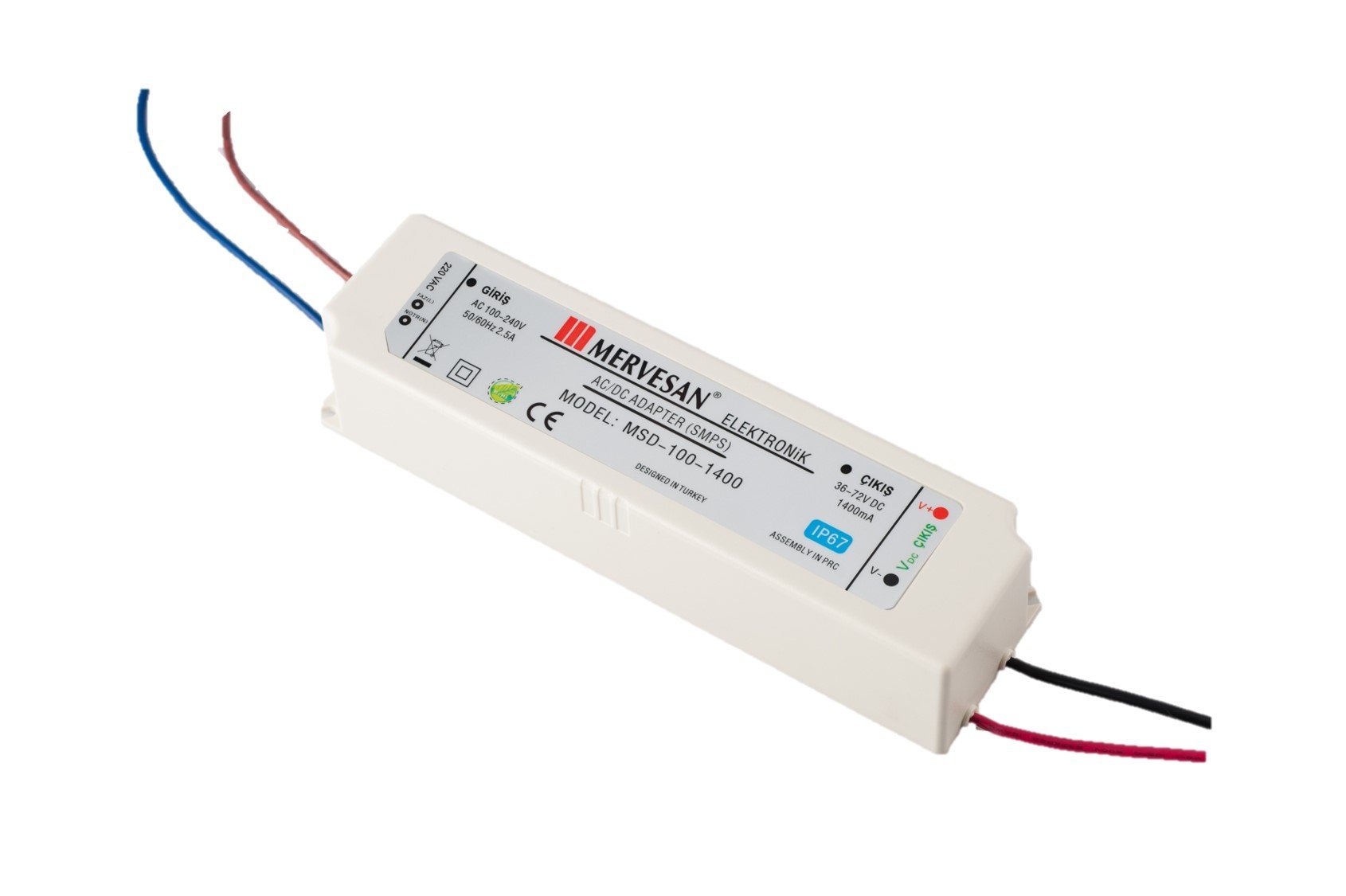 Led Driver 29-58V 1750mA 100W  IP 67