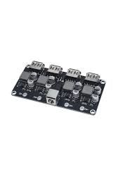 Arduino 6V - 30V 24W 4 USB'li Gerilim Azaltıcı Hızlı Şarj Kartı