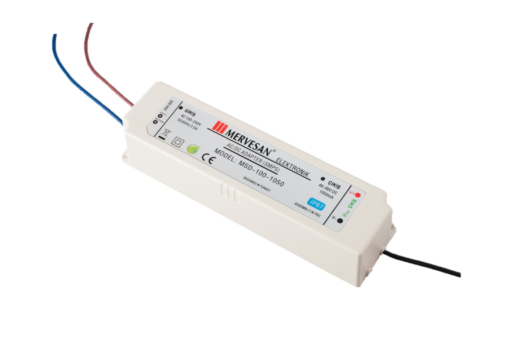 Led Driver 48-96V 1050mA 100W  IP 67