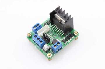 L298N Yeşil Çift H Bridge DC/Step Motor  Sürücü Kartı