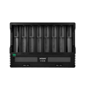 Xtar VC8 - Taşınabilir Çoklu Li-ion Pil Şarj Cihazı - 8li