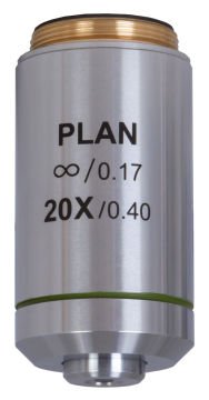Levenhuk MED 20x Sonsuzluk Düzeltimli Plan Akromatik Objektif