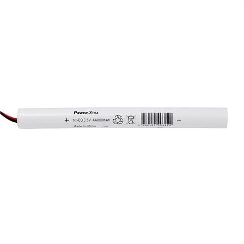 Power-Xtra 3S1P - 3.6V 800 Mah AA - Ni-Cd Şarjlı Batarya - Soketli