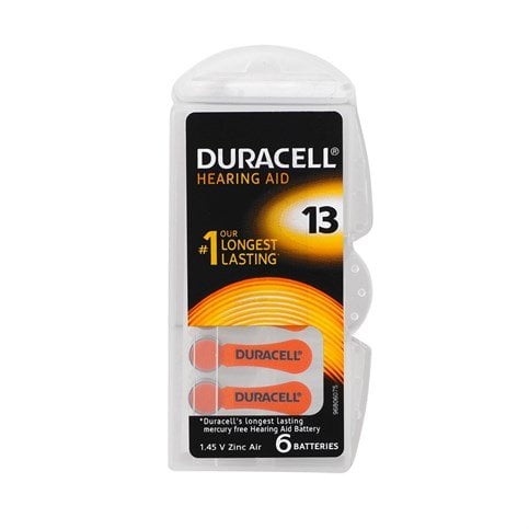 Duracell 13 Numara İşitme Cihazı Pili 6'Lı Paket