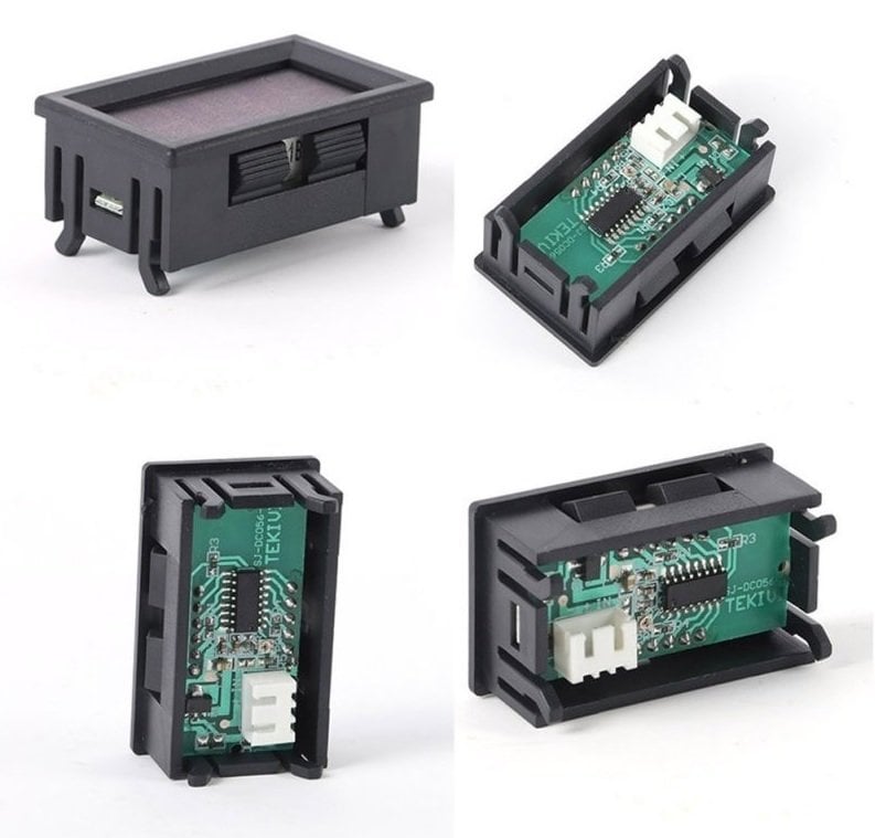 VOLTMETRE DİGİTAL ( 0 ~ 100V DC ) 48x29x22 G.Y.