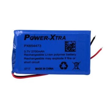 Power-Xtra PX654473 - 3.7V 2700 Mah Li-Polymer Pil - Devreli