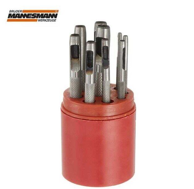 Mannesmann 667 Deri-Kayış Zımba Seti (9 Parça)