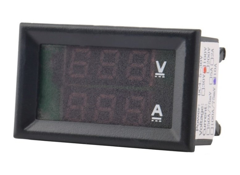 VOLTMETRE & AMPERMETRE DUAL DİGİTAL (0 ~ 30V / 0 ~ 10A ) G.Y.