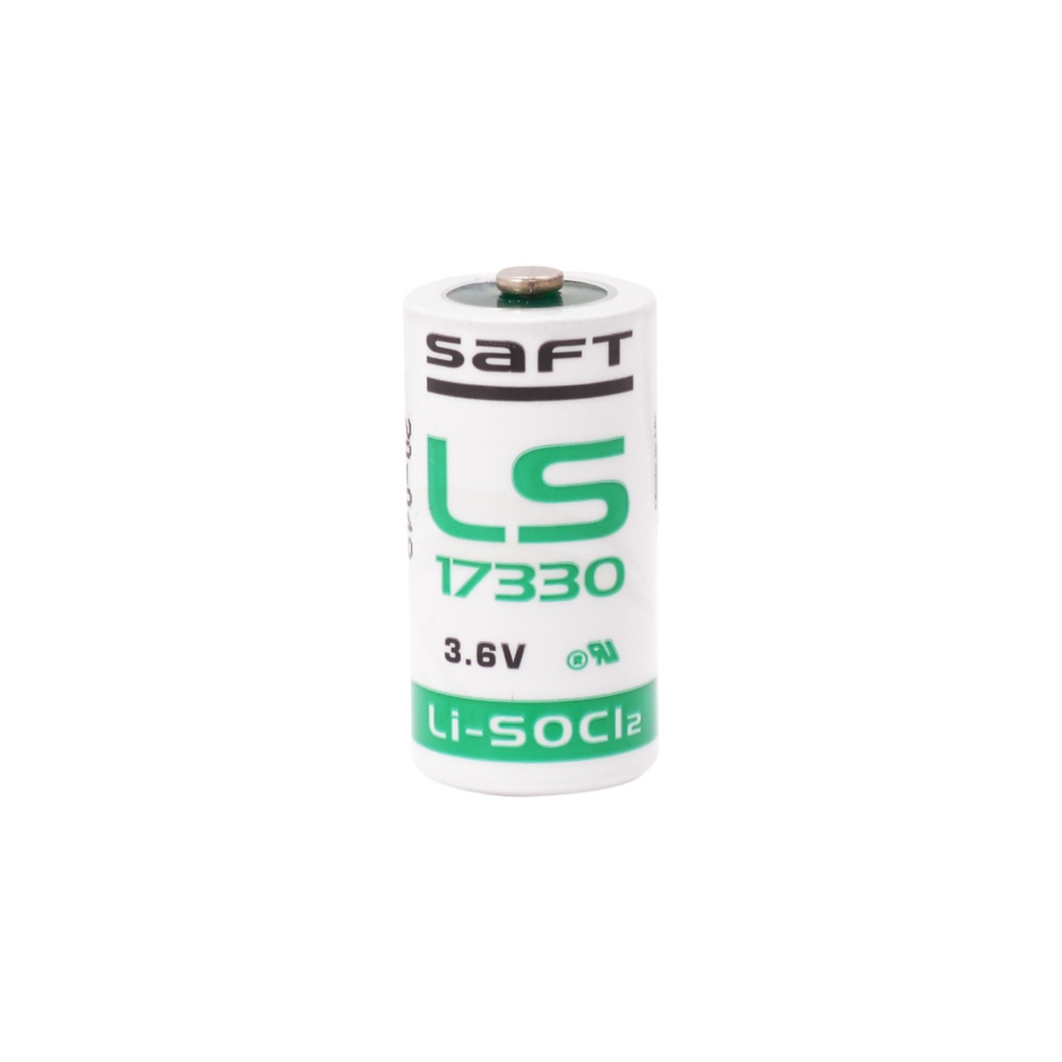 Saft LS 17330 3.6V 2/3A Size Lithium Pil (Li-SOCI2)
