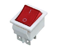 Geniş Işıklı Anahtar ON-OFF BEYAZ KASA  4P  IC-104B