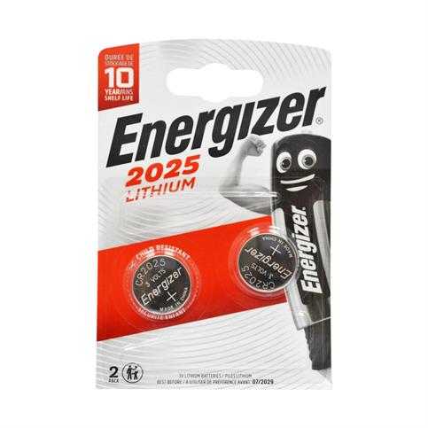 Energizer CR2025 Lithium Pil 2Li Blister