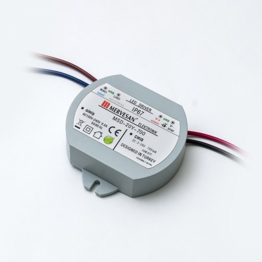 Led Driver 3-28V  700mA 20W  İP 67