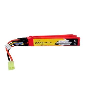 Power-Xtra PX552096 3S1P - 11.1V 1000 Mah Li-Polymer Pil -20C