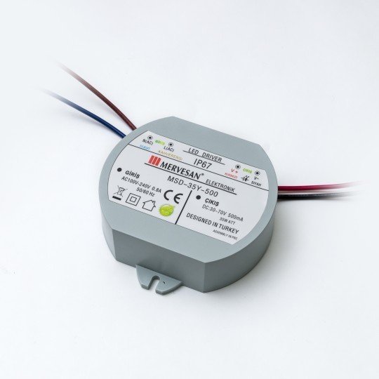 Led Driver 30-80V  350mA 35W  İP 67