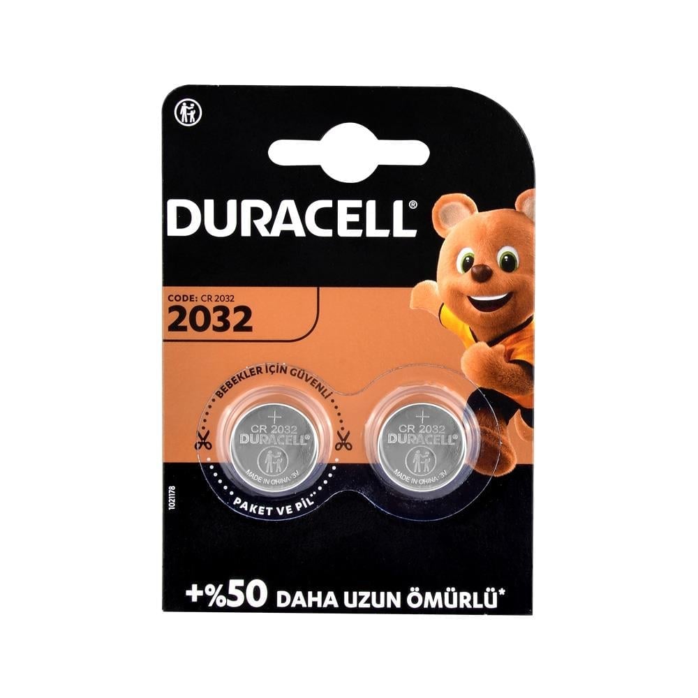 Duracell CR2032 3V Lithium Pil 2li