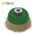 TROY 27704-100 Saçaklı Daire Fırça (100mm)