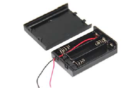 Pil Yuvası 3 lü Kapaklı Switchli (AA)   IC-233E