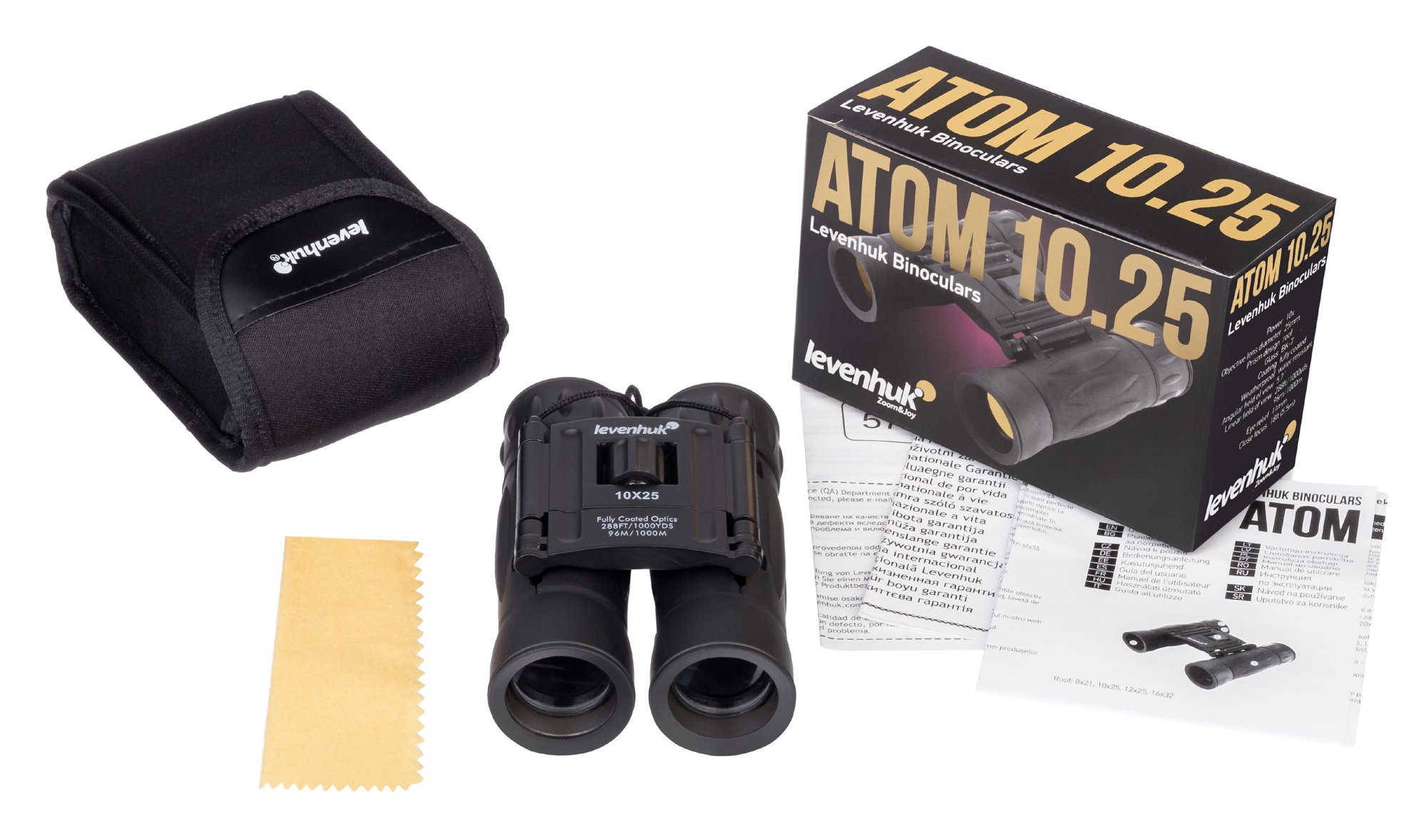 Levenhuk Atom 10x25 Binoküler Dürbün