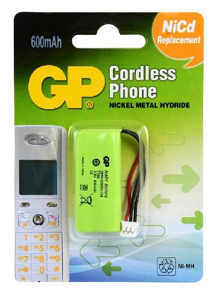 GP T356 2.4V 600 mAh Telsiz Telefon Pil
