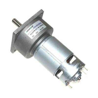 KGA60 24V 100Rpm 60mm Redüktörlü Flanşlı Dc Motor