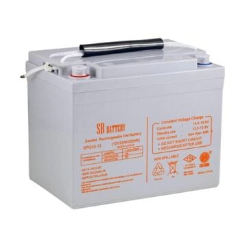 SB SPG33-12 12V 33 Ah Bakımsız Jel Akü
