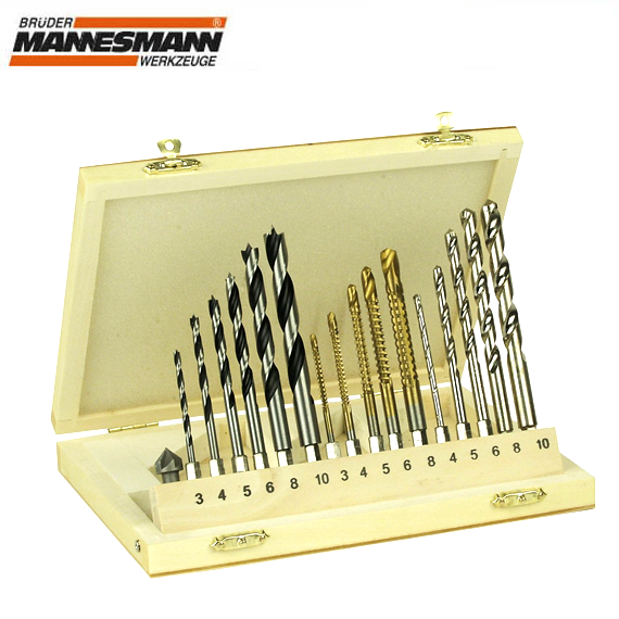 Mannesmann 54317 Matkap-Freze Uç Seti - 17 parça