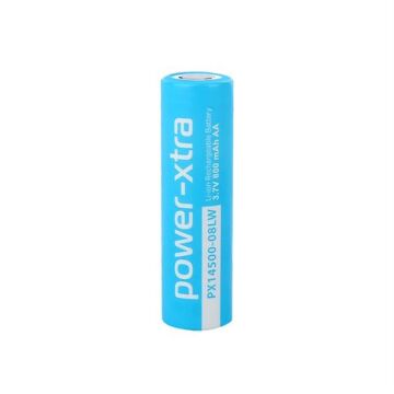 Power-Xtra PX14500-08LW - 3.7V 800 Mah - AA - Li-İon Pil - Başsız - 1C