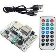 Arduino Bluetooth Ses Alıcılı MP3Çözücü Kart +Kızıl Ötesi Kumanda