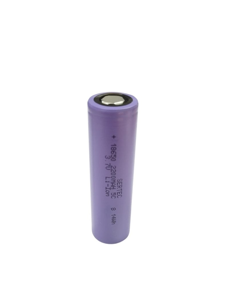 Sertec 18650 3.7V 2200 Mah 5C Li-Ion Şarjlı Pil