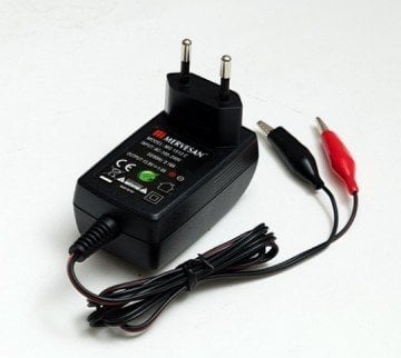Akü Şarj Adaptörü 15W  6.9-7.2V  1.5A (Krokodil)