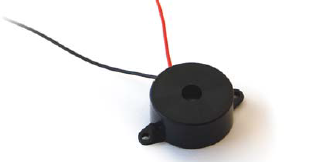 Buzzer 12Volt DC 23mm Kablolu Devreli  IC-221