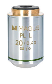 MAGUS 20PLL 20х/0,40 Plan L ÇM 8,80 mm Objektif