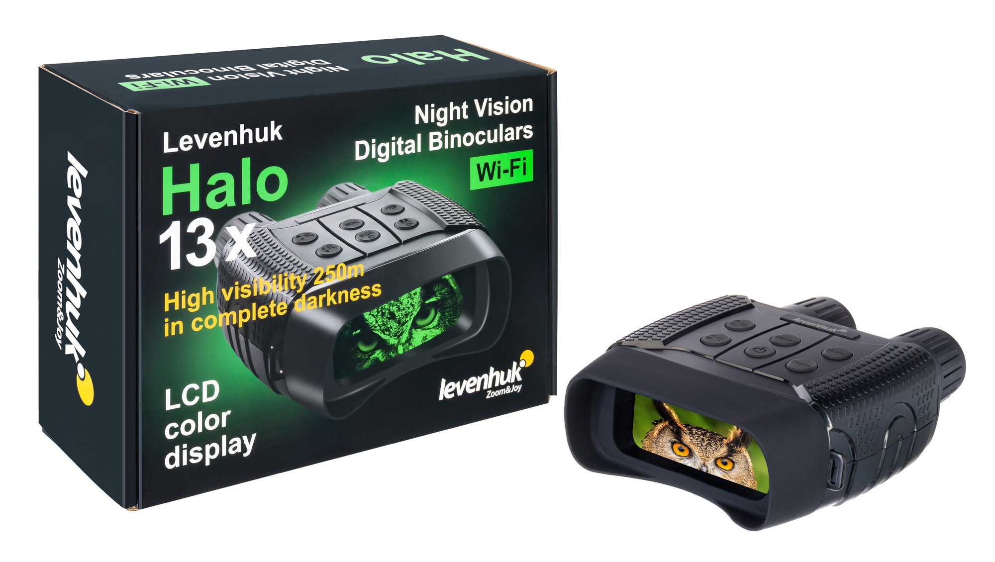 Levenhuk Halo 13X Dijital Gece Görüşlü Binoküler Dürbün