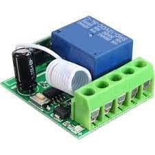Arduino DC 12V 1 Kanallı 433MHz Kablosuz RF Alıcılı Röle Modülü
