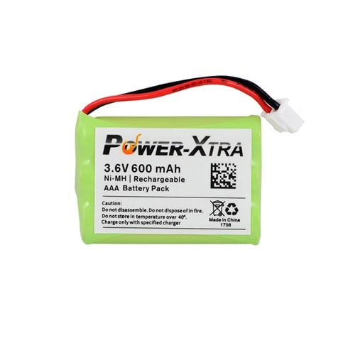 Power-Xtra 3S1P - 3.6V 600 Mah AAA - Ni-Mh Şarjlı Batarya - BRK2-Beyaz Soketli