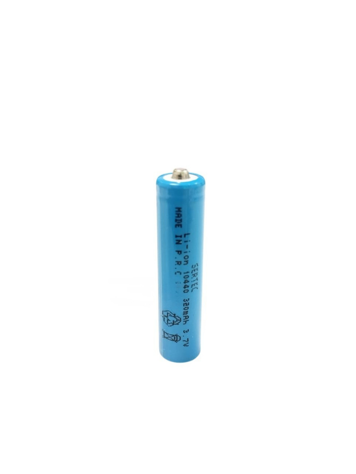 Sertec 3.7V Li-ion 10440 - 320 mAh 1C Şarjlı Pil Başlı