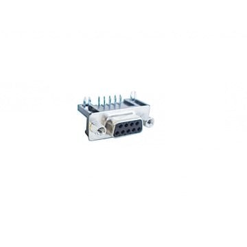 1037 D-SUB ŞASE TİPİ 90'' 9 Pin Dişi Konnektör