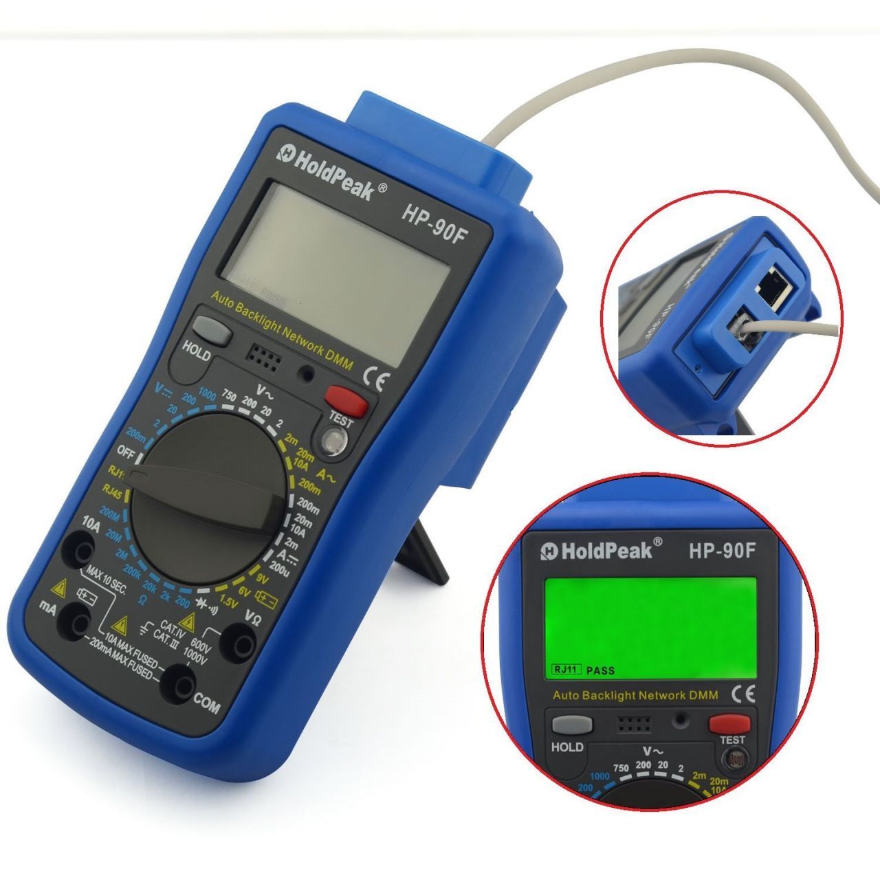 Holdpeak 90 F Multimetre Kablo Test Cihazı