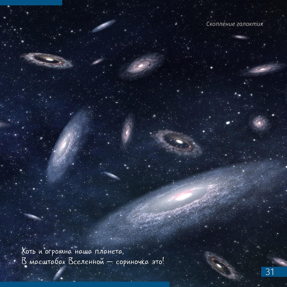Space. Non-empty emptiness (Uzay. Boşluk hiç de boş değil). Bilgilendirici kitap