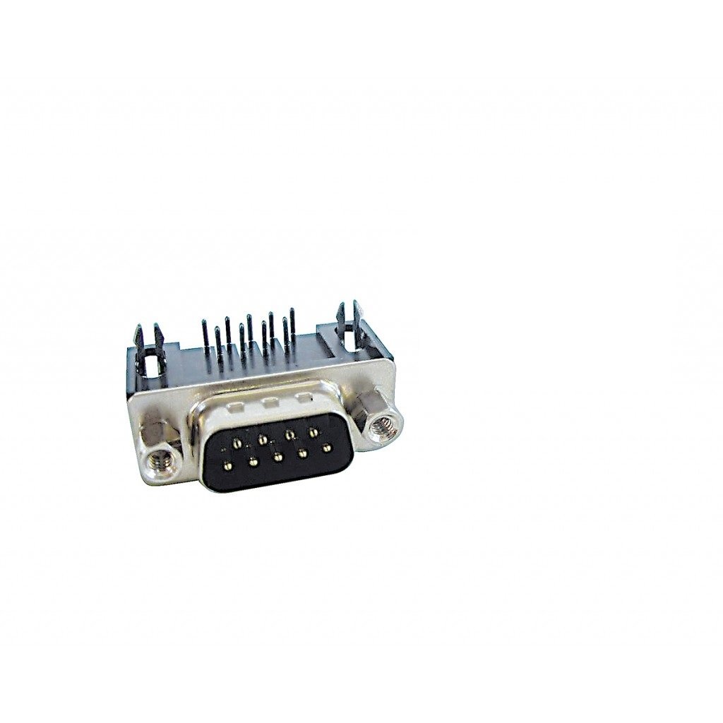 1037 D-SUB ŞASE TİPİ 90'' 9 Pin Erkek Konnektör