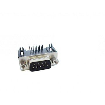 1037 D-SUB ŞASE TİPİ 90'' 9 Pin Erkek Konnektör
