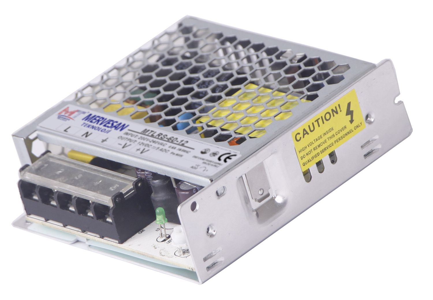 MTLRS SERİSİ Metal Kasalı İç Mekan AC/DC (SMPS) Adaptör 24V 2.5A 60W