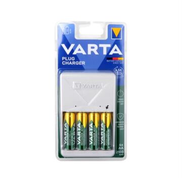 Varta 57657 Plug Charger Pil Şarj Cihazı 4Xaa 2100 Mah