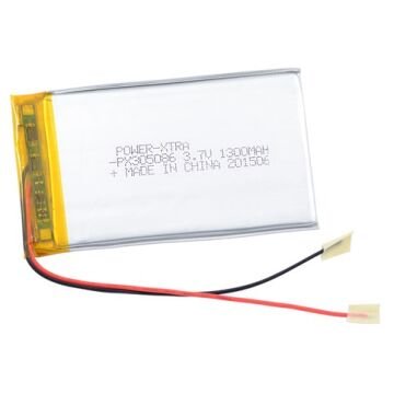 Power-Xtra PX305086 - 3.7V 1300 Mah Li-Polymer Pil - Devreli