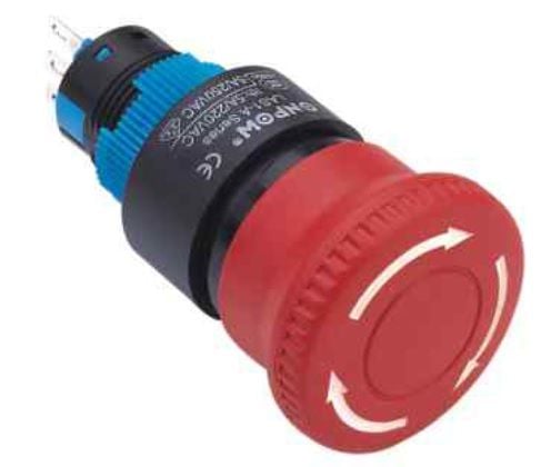 LAS1-AY-22TS ACİL-STOP BAS-ÇEVİR