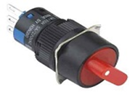LAS1-AY-22X/31/N Mandal Switch I-0-II Pozisyon (Siyah)