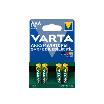 Varta 56813101404 Recycled AAA 800 Mah İnce Kalem Pil 4Lü