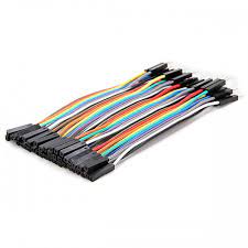40 Pin 10cm Dişi - Dişi Dupont Kablo